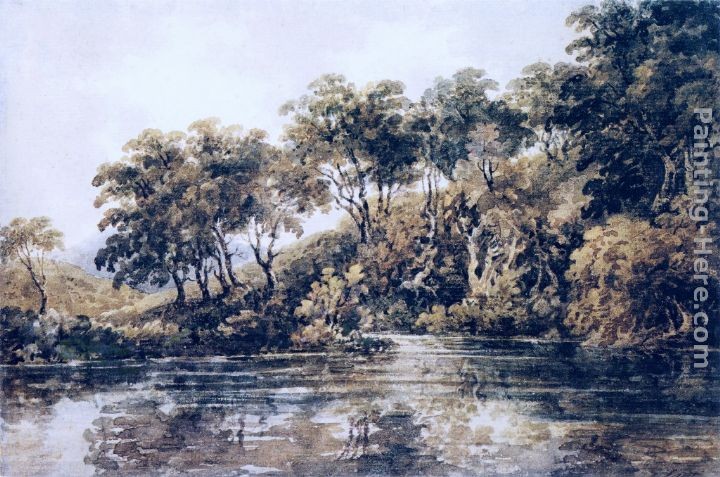 Thomas Girtin Trees and Pond near Bromley, Kent